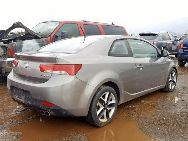 KNAFW6A39A5201479 - 2010 KIA FORTE SX GRAY photo 4