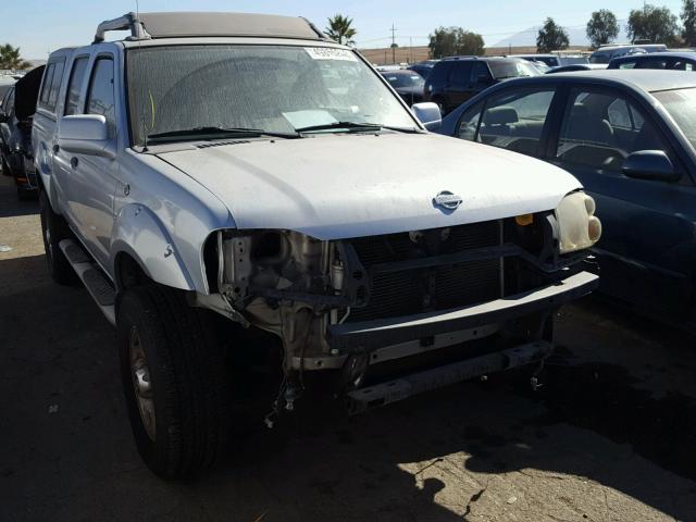 1N6ED27T41C375702 - 2001 NISSAN FRONTIER C GRAY photo 1