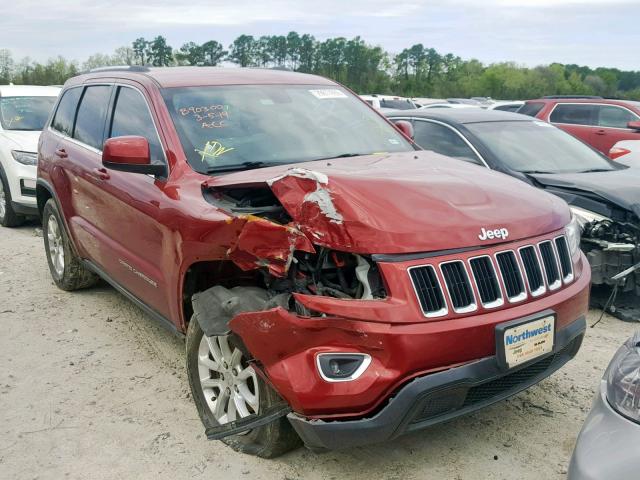 1C4RJEAG2EC145589 - 2014 JEEP GRAND CHER MAROON photo 1