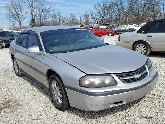 2G1WF52E859338265 - 2005 CHEVROLET IMPALA SILVER photo 1