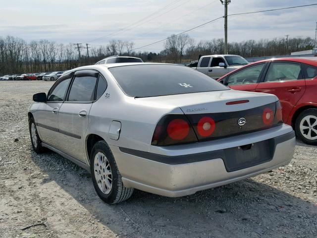 2G1WF52E859338265 - 2005 CHEVROLET IMPALA 银色 照片 3