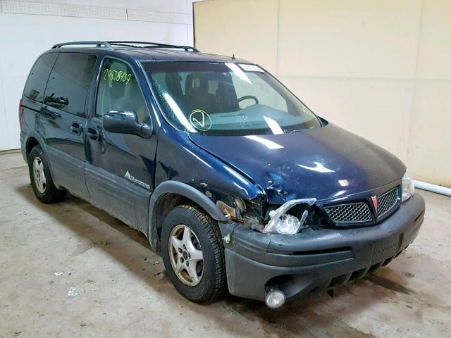 1GMDU03E31D299132 - 2001 PONTIAC MONTANA BLUE photo 1