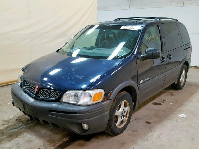 1GMDU03E31D299132 - 2001 PONTIAC MONTANA BLUE photo 2