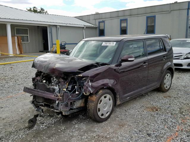 JTLZE4FE1A1100773 - 2010 TOYOTA SCION XB BLACK photo 2