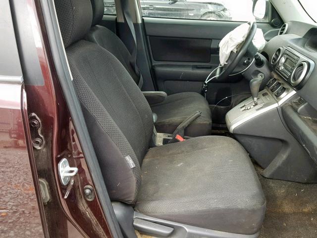 JTLZE4FE1A1100773 - 2010 TOYOTA SCION XB BLACK photo 5