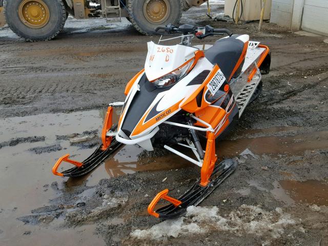 4UF14SNW1ET114847 - 2014 ARCTIC CAT SNOPRO ORANGE photo 2