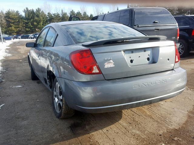 1G8AM12FX5Z169892 - 2005 SATURN ION LEVEL SILVER photo 3