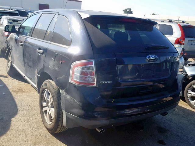 2FMDK3GC7ABB11394 - 2010 FORD EDGE SE BLUE photo 3