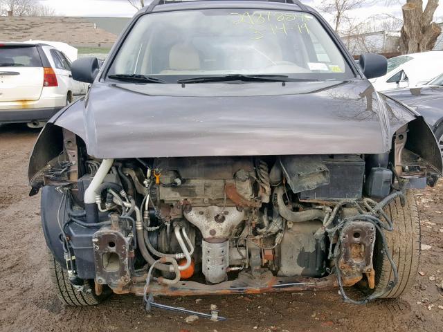 KNDJE723687538694 - 2008 KIA SPORTAGE E BROWN photo 9