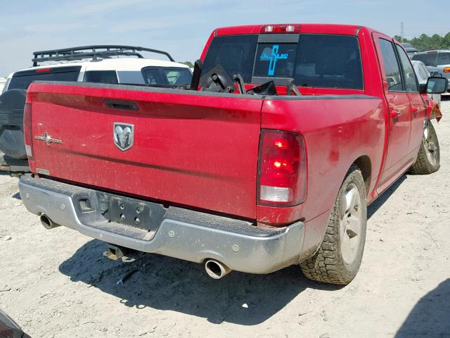 3C6RR6LT1HG795564 - 2017 RAM 1500 SLT RED photo 4