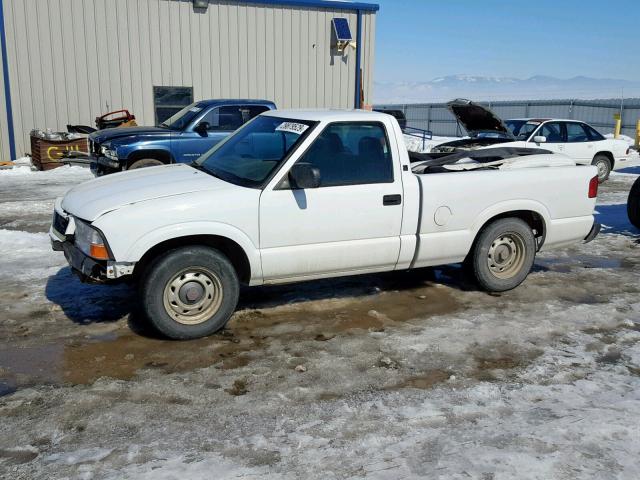 1GTCS145718258697 - 2001 GMC SONOMA WHITE photo 9