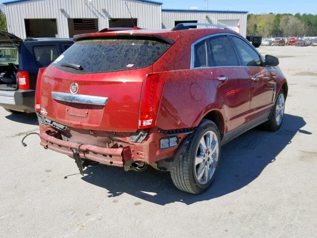 3GYFNCEY9AS567226 - 2010 CADILLAC SRX PREMIU RED photo 4