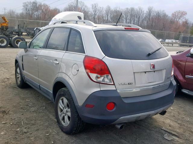 3GSDL43N98S544352 - 2008 SATURN VUE XE SILVER photo 3