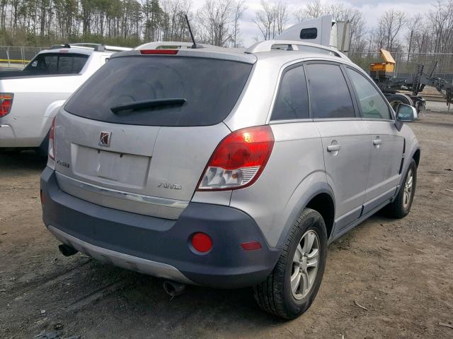 3GSDL43N98S544352 - 2008 SATURN VUE XE SILVER photo 4