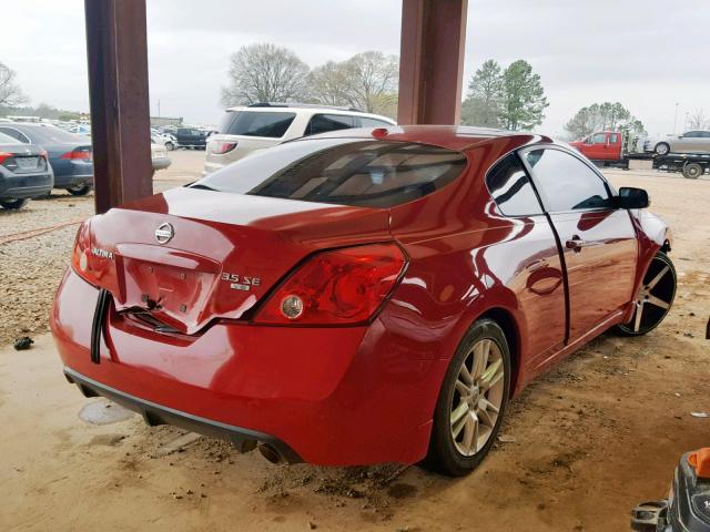 1N4BL24E48C154678 - 2008 NISSAN ALTIMA 3.5 RED photo 4