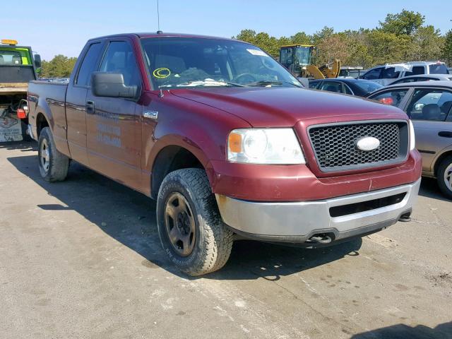 1FTPX14566NB28101 - 2006 FORD F150 RED photo 1