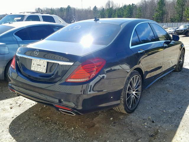 WDDUG8CB6FA145786 - 2015 MERCEDES-BENZ S 550 BLACK photo 4