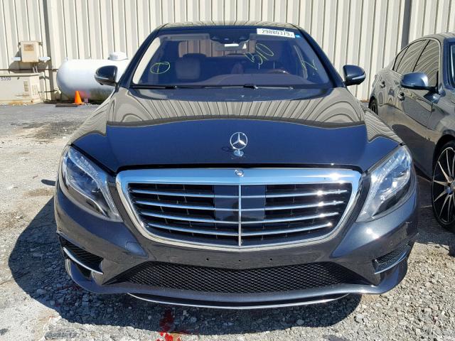 WDDUG8CB6FA145786 - 2015 MERCEDES-BENZ S 550 BLACK photo 9