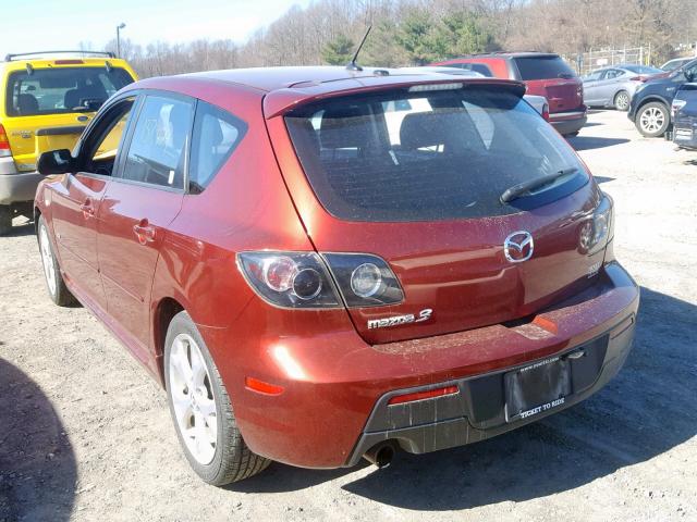 JM1BK343791215262 - 2009 MAZDA 3 S RED photo 3