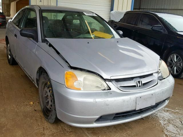 1HGEM21272L052864 - 2002 HONDA CIVIC DX GRAY photo 1