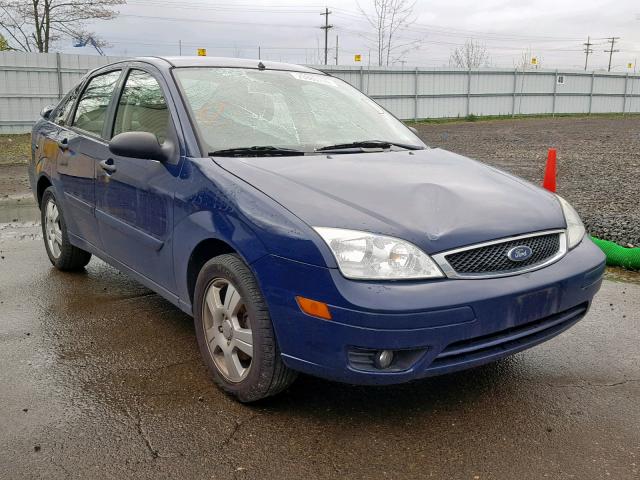 1FAFP34N36W173925 - 2006 FORD FOCUS ZX4 BLUE photo 1