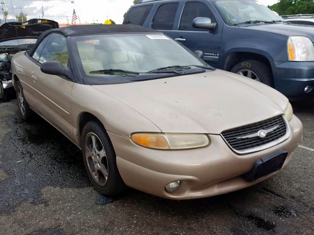 3C3EL55H7XT531061 - 1999 CHRYSLER SEBRING JX GOLD photo 1