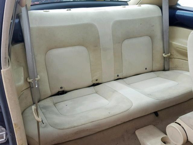 3VWCD21C31M415282 - 2001 VOLKSWAGEN NEW BEETLE BLUE photo 6