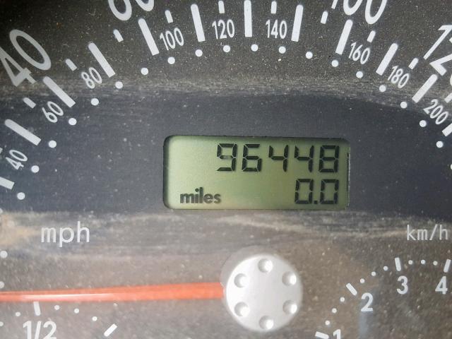 3VWCD21C31M415282 - 2001 VOLKSWAGEN NEW BEETLE BLUE photo 8