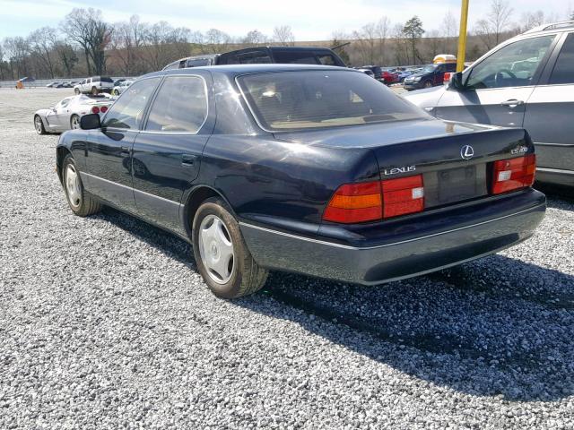 JT8BH28F4Y0175531 - 2000 LEXUS LS 400 BLACK photo 3