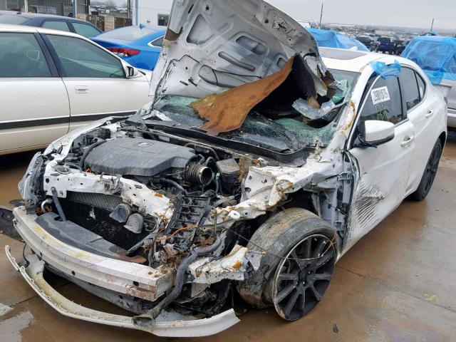 19UUB2F38GA005235 - 2016 ACURA TLX WHITE photo 2