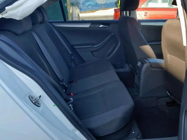 3VW2K7AJ5FM334756 - 2015 VOLKSWAGEN JETTA BASE WHITE photo 6