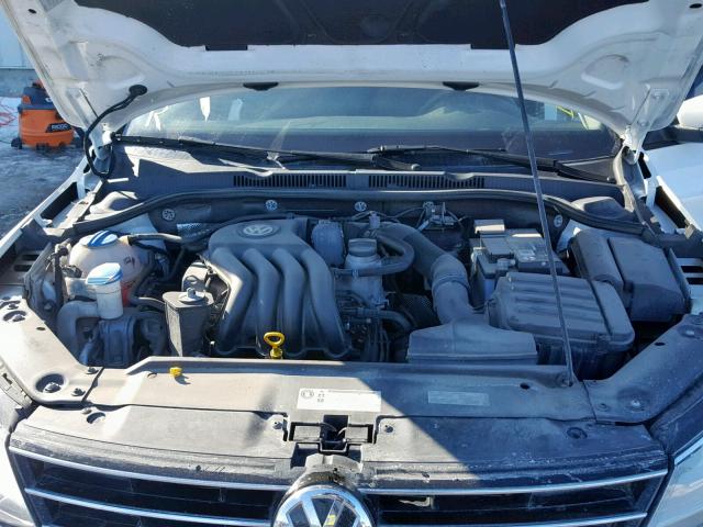 3VW2K7AJ5FM334756 - 2015 VOLKSWAGEN JETTA BASE WHITE photo 7