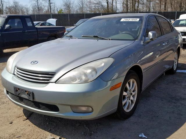 JTHBF30G920031870 - 2002 LEXUS ES 300 GREEN photo 2