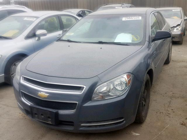 1G1ZG57B594194496 - 2009 CHEVROLET MALIBU LS GRAY photo 2