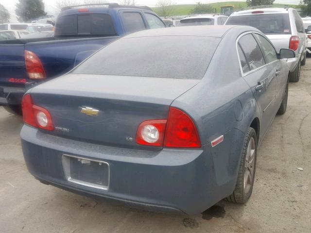 1G1ZG57B594194496 - 2009 CHEVROLET MALIBU LS GRAY photo 4