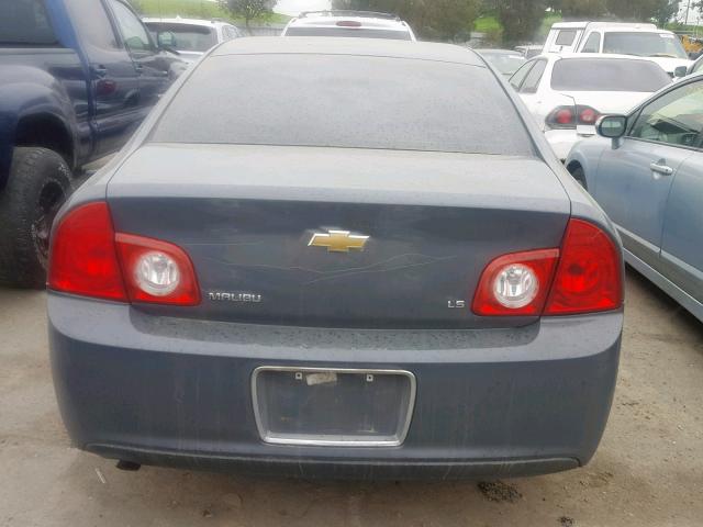 1G1ZG57B594194496 - 2009 CHEVROLET MALIBU LS GRAY photo 9