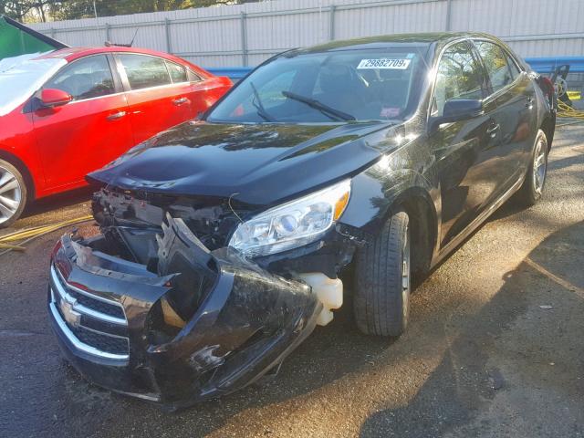 1G11C5SA9DU129618 - 2013 CHEVROLET MALIBU 1LT BLACK photo 2