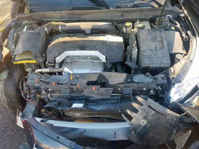 1G11C5SA9DU129618 - 2013 CHEVROLET MALIBU 1LT BLACK photo 7