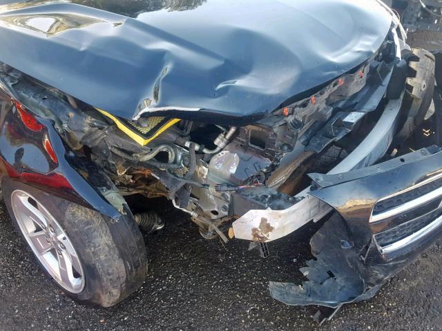 1G11C5SA9DU129618 - 2013 CHEVROLET MALIBU 1LT BLACK photo 9