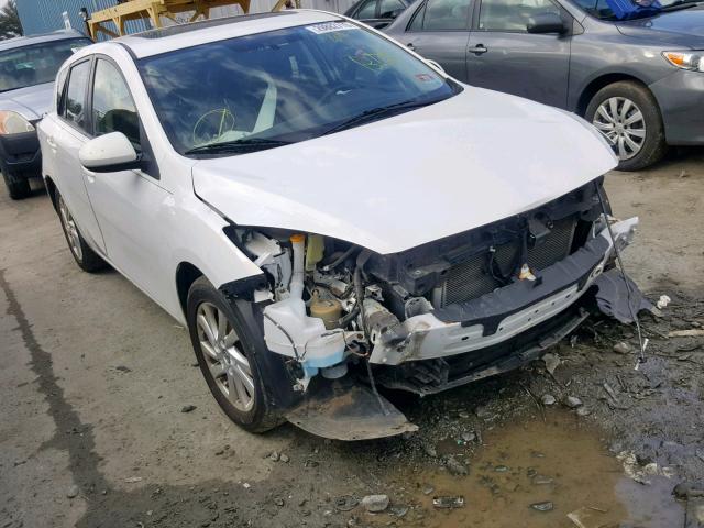 JM1BL1L82D1712307 - 2013 MAZDA 3 I WHITE photo 1