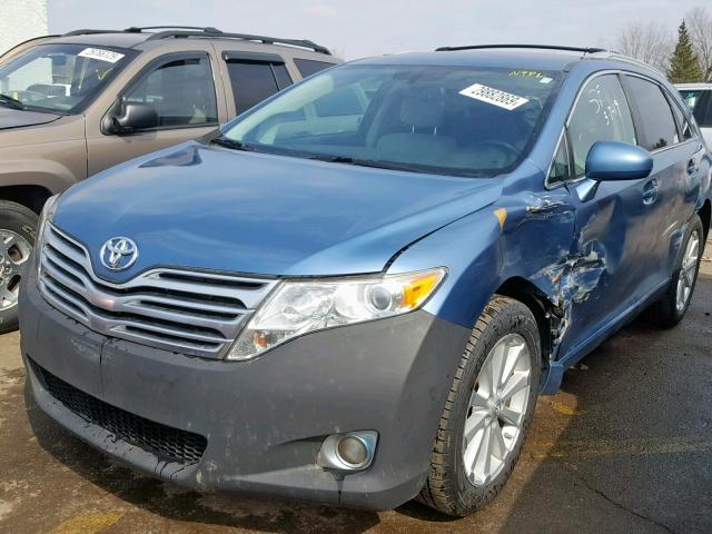 4T3BE11A49U004794 - 2009 TOYOTA VENZA BLUE photo 2