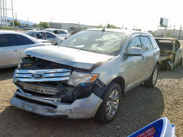 2FMDK38C17BB43829 - 2007 FORD EDGE SEL SILVER photo 2