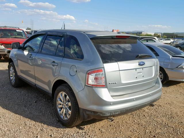 2FMDK38C17BB43829 - 2007 FORD EDGE SEL SILVER photo 3