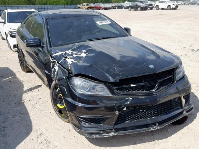 WDDGJ7HB6DG106546 - 2013 MERCEDES-BENZ C 63 AMG BLACK photo 1