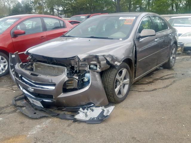 1G1ZC5E09CF225757 - 2012 CHEVROLET MALIBU 1LT 棕色 照片 2