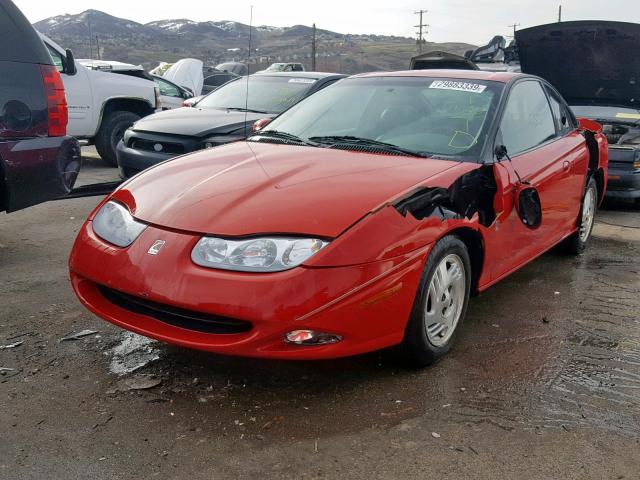 1G8ZY12721Z314000 - 2001 SATURN SC2 RED photo 2