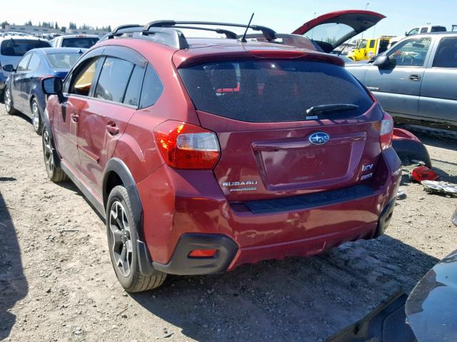 JF2GPAGC4D2827057 - 2013 SUBARU XV CROSSTR RED photo 3