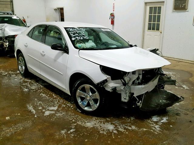 1G11B5SA0DF143270 - 2013 CHEVROLET MALIBU LS WHITE photo 1