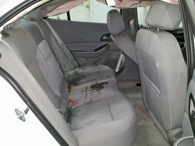 1G11B5SA0DF143270 - 2013 CHEVROLET MALIBU LS WHITE photo 6