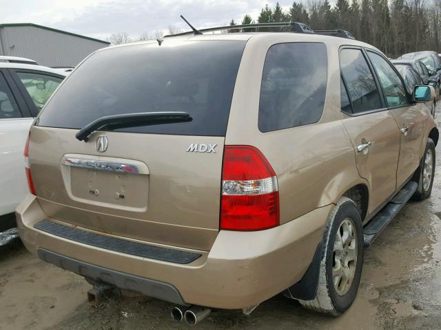 2HNYD18621H530662 - 2001 ACURA MDX TOURIN GRAY photo 4